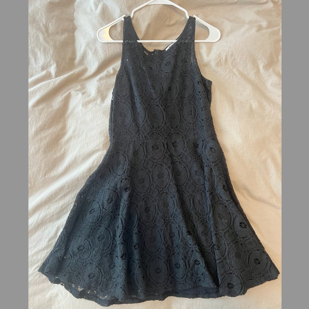 Black lace dress